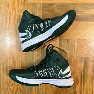 Nike Hyperdunk 2012 Basketball‎ 524875-300 Forest Green White Sneakers Men 7.5